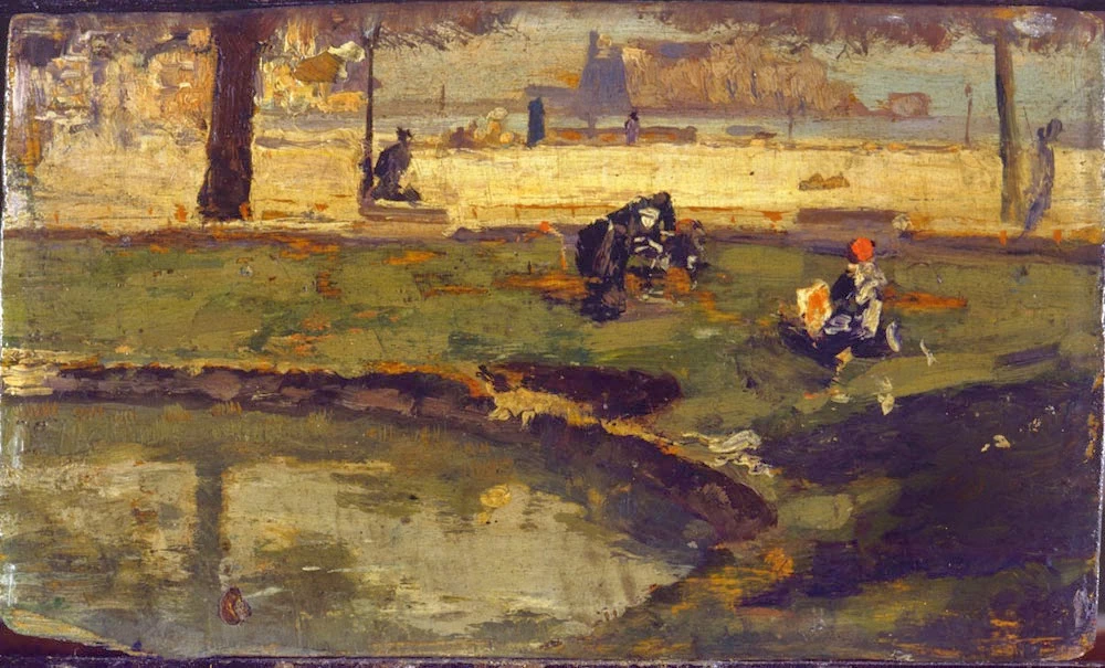  125-Attilio Pratella -Nel parco 